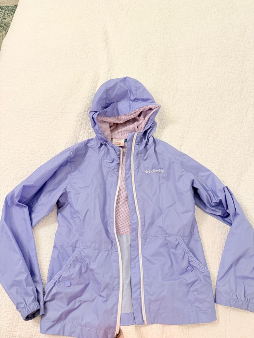 Columbia Light Purple Rain Jacket